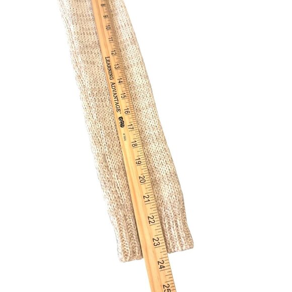 Anthropologie Guinivere Cowlneck Wool Blend Sweater w/ Pockets Cream NWT Sz S - Picture 9 of 9